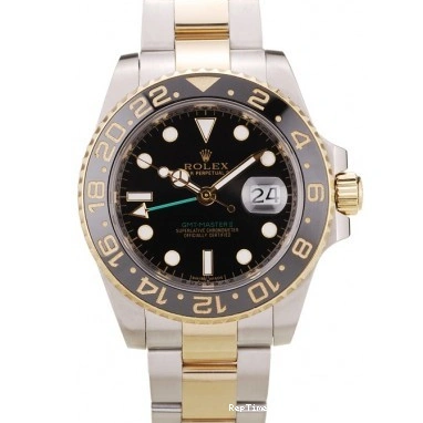 RepTime Watches 0419 Rolex GMT Master II Black Ceramic Bezel Black Dial 98229